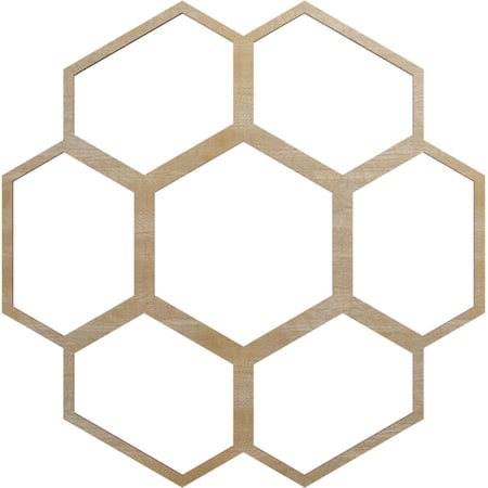 Ekena Millwork Florin Wood Fretwork Pierced Ceiling Medallion, Birch, 20"OD x 7"ID x 3/8"T CMWP20X20X0375FOBI